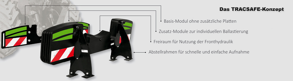 TRACSAFE Vorteile Unterfahrschutz für Schlepper